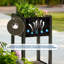 JardiniÃ¨re surÃ©levÃ©e en PEHD avec tablette de rangement, 48 cm (L) x 84 cm (H) avec cadre en aluminium pour terrasse