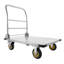 Platform Truck, 2000 lbs Capacity, Heavy Duty Steel Flatbed Cart with Swivel Wheels and Handle, Foldable Platform Hand Push Truck Dolly, for Groceries, Garage, Warehouse, 35.4 x 23.6 x 35.4 in