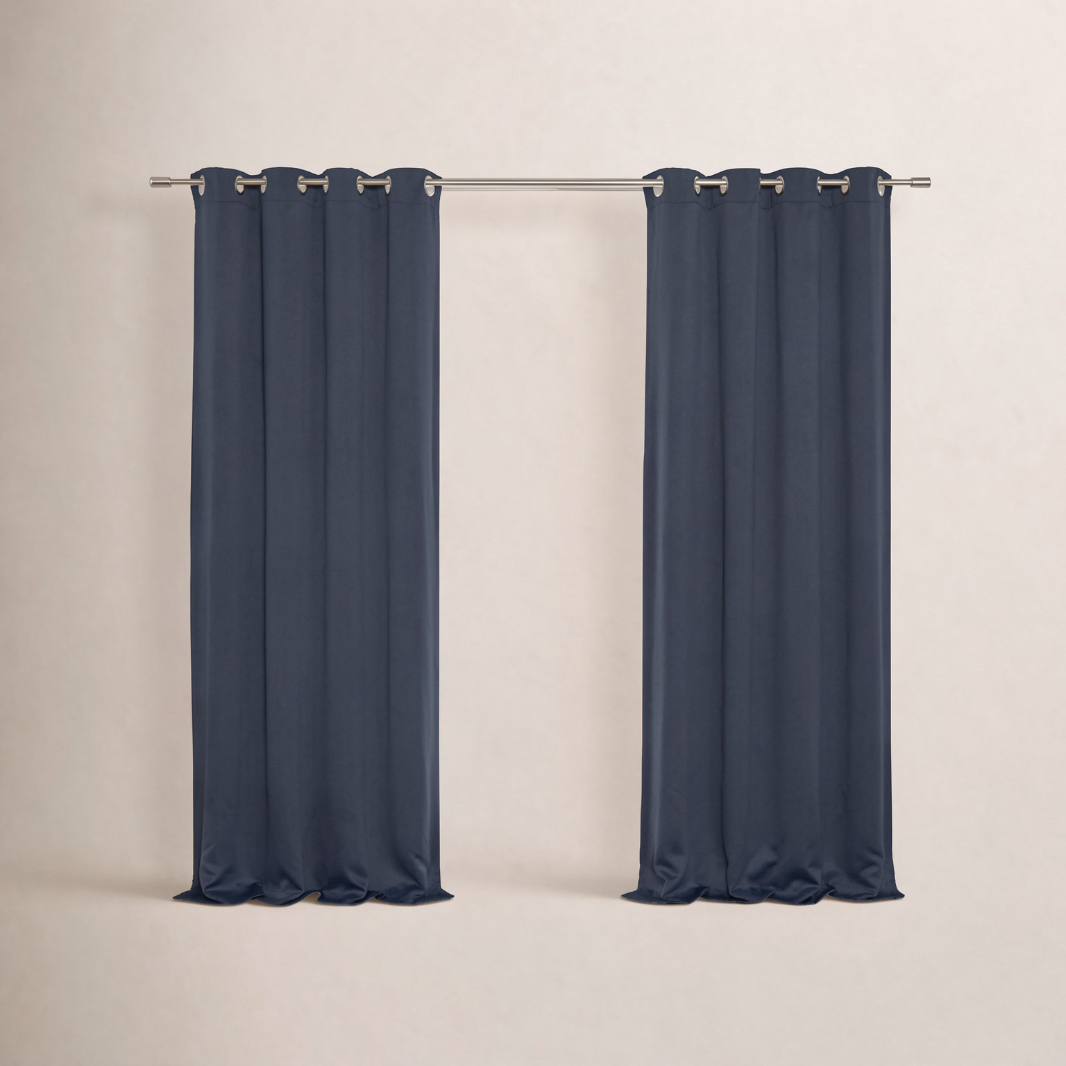 Schaeffer Blackout Curtain, Navy, 52" W x 96" L