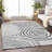 Premium Machine Washable Prisco Gray Rug-612367135