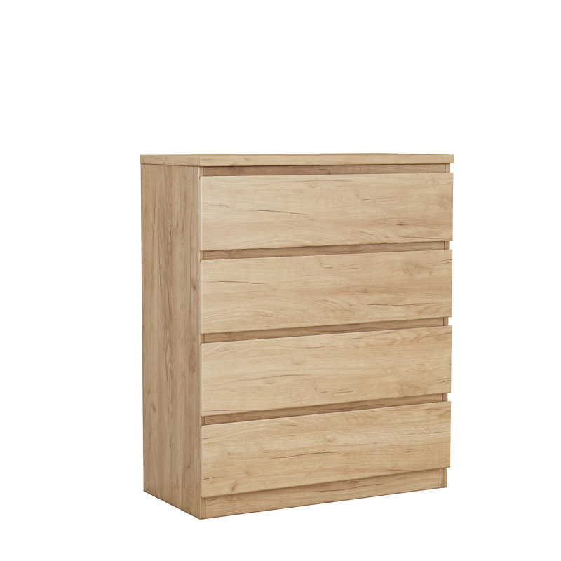 Ensemble de rangement à 4 tiroirs pour chambre à coucher, salon, ensemble de 2