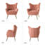 Fauteuil à oreilles 29,25 po Avianna-808045362