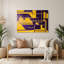 Hard Edge 13, art mural en métal brun-1000284301