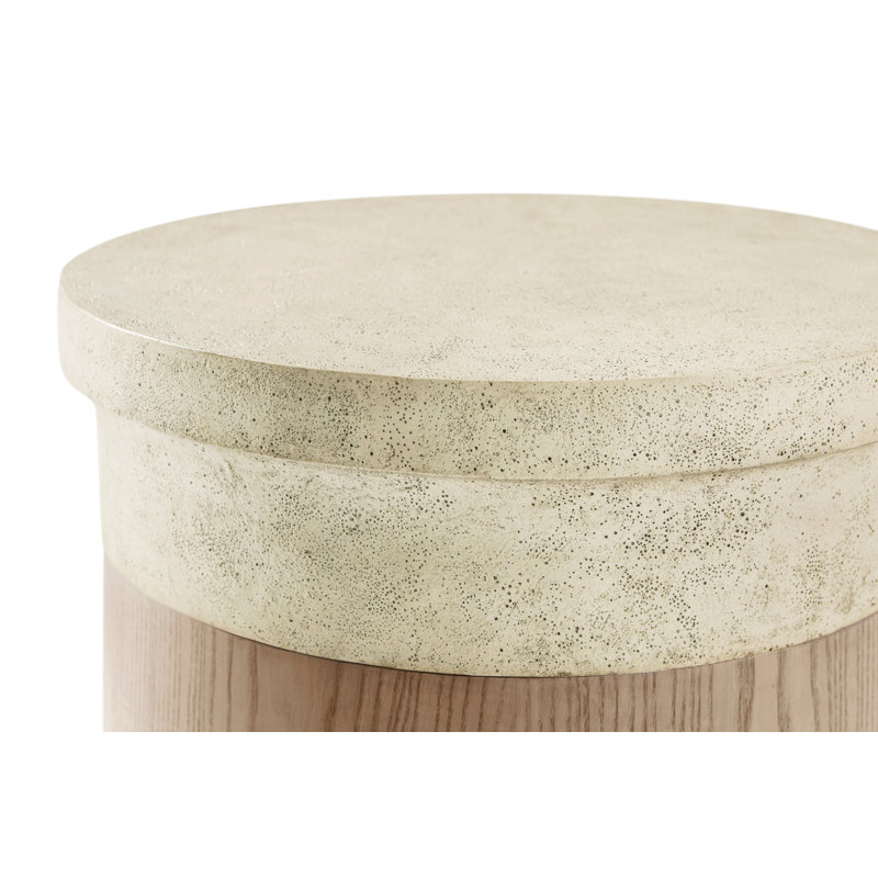 Catalina Stone End Table, Dune