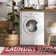 Non-Slip Rubberback Laundry Room Runner Rug, Red