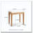 Red Oak Solid Wood Bedroom Vanity Stool-2040500207