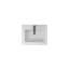 Massias Floating Bathroom Vanity Set Single Resin Basin With White Countertop-300760603