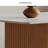 Peronne Ash Solid Wood Base Dining Table-2056416790