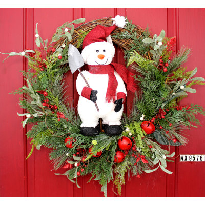 Faux Mixed Assortment Silk 24'' Wreath