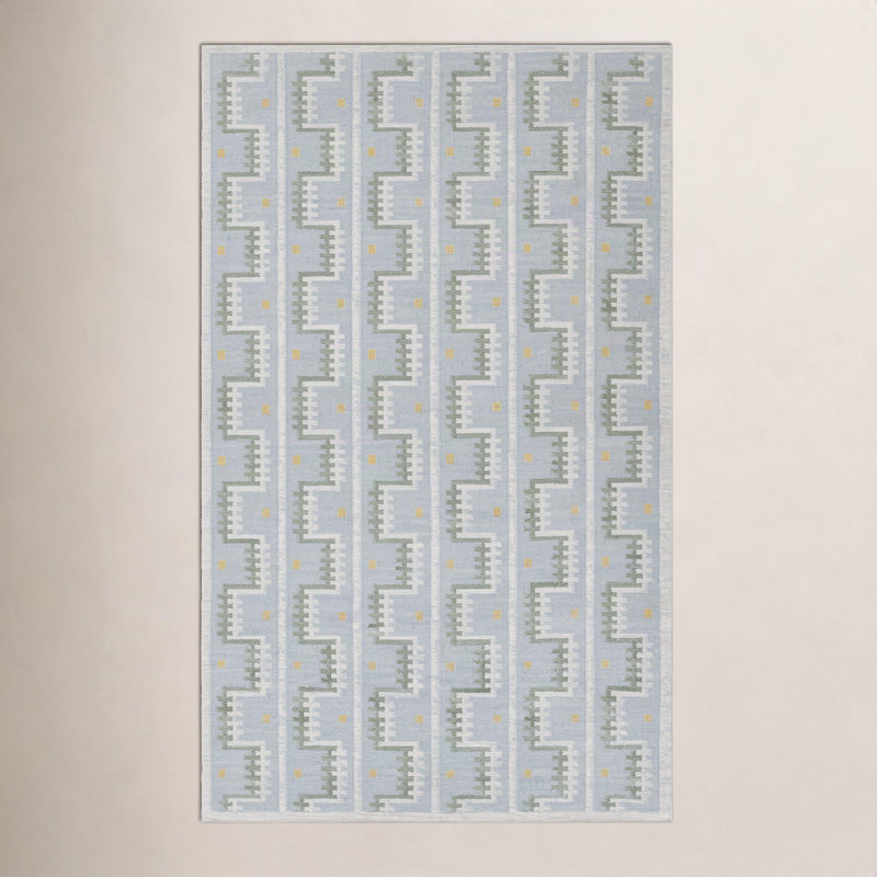 Freya Scandi Handwoven Wool Rug, Rectangle 5' x 8'
