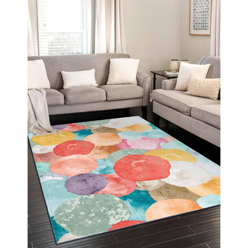 Rumi Tendria Rug, Multi, Rectangle 6'7" x 9'