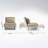 Jacquelyn 32" Wide Convertible Chair-744941468-787126319