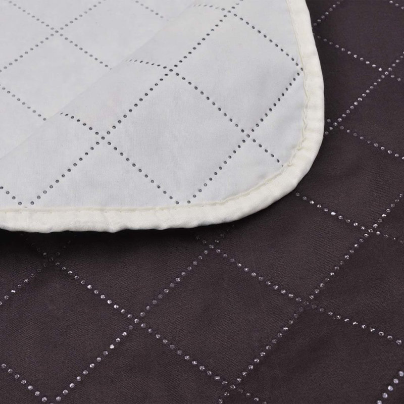 Kleoniki Modern & Contemporary Bedspread, Black/White, 220 x 240 cm