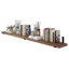 Tablette flottante de 72 pouces de long pour mur, bibliothèque en bois, organisation de salon, décor de bureau, maison de campagne, 1pc