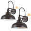 Iron Dusk To Dawn Auto Outdoor Wall Light-1611813838