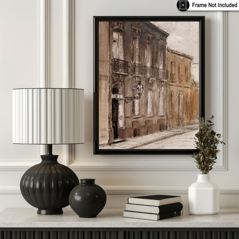 Rue Saint-Maur, Unframed, Poster, 18"H x 24"W