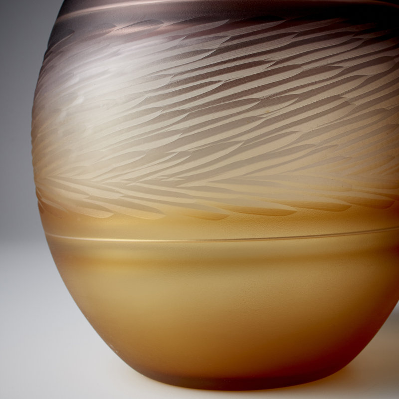 Vase de table décorative Leilani, H 11,75 po x l 9,75 po x P 9,75 po