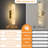 Locher  Dimmable LED Wall Sconces Wallchiere with Alabaster Shade(Set 0f 2)-1598084624
