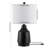 Lampe de table noire 26 po Pressler