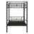 Esliabeth Twin Over Twin Metal Bunk Bed-695011263