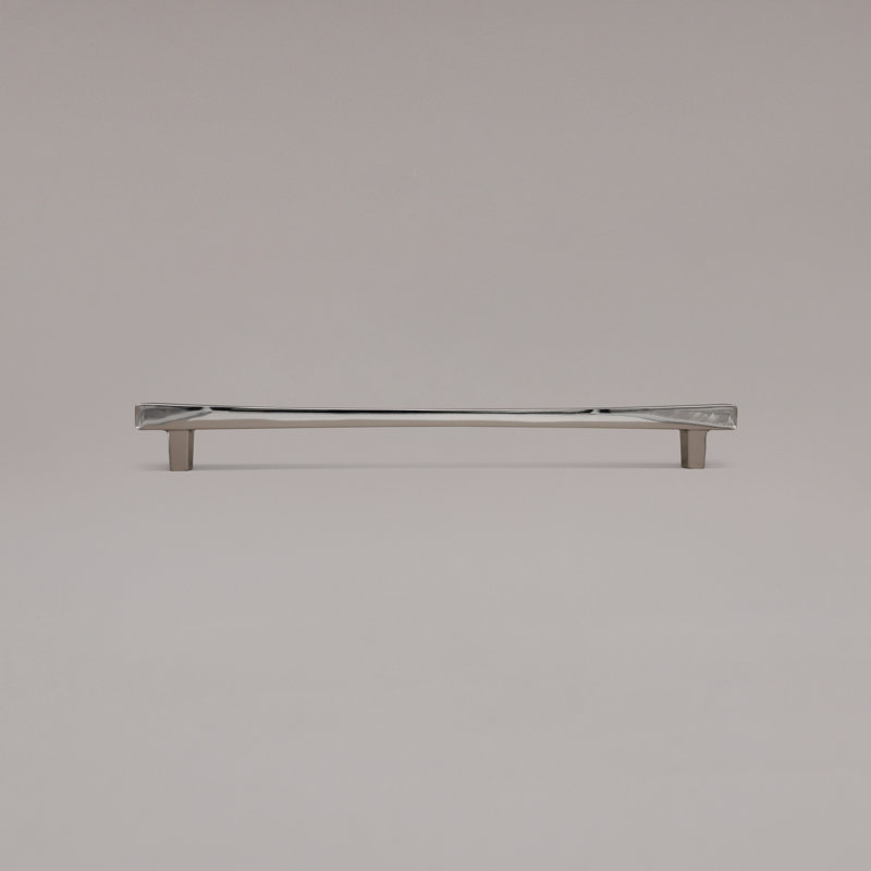 Poignée diamantée, 12", Nickel poli