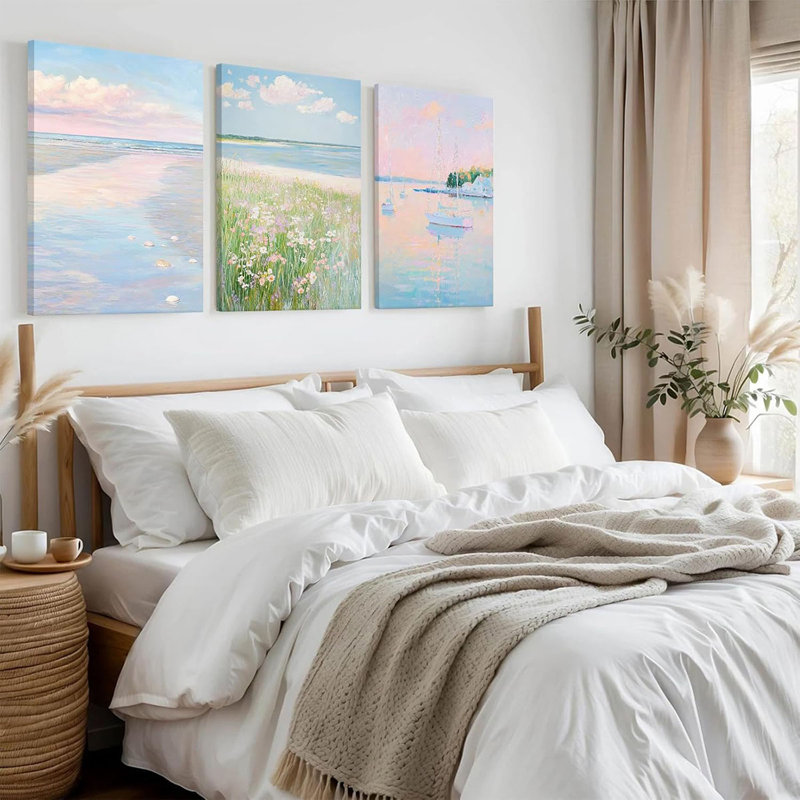 3 Piece Wrapped Canvas Print, 40 cm H x 30 cm W