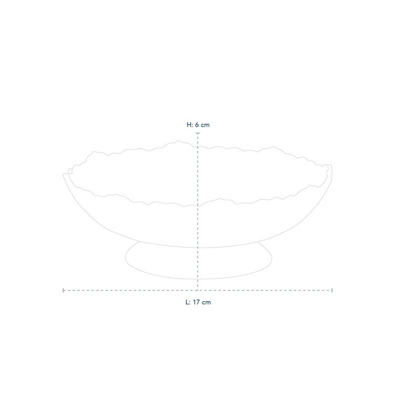 Royal Copenhagen Princess Footed Serving Bowl