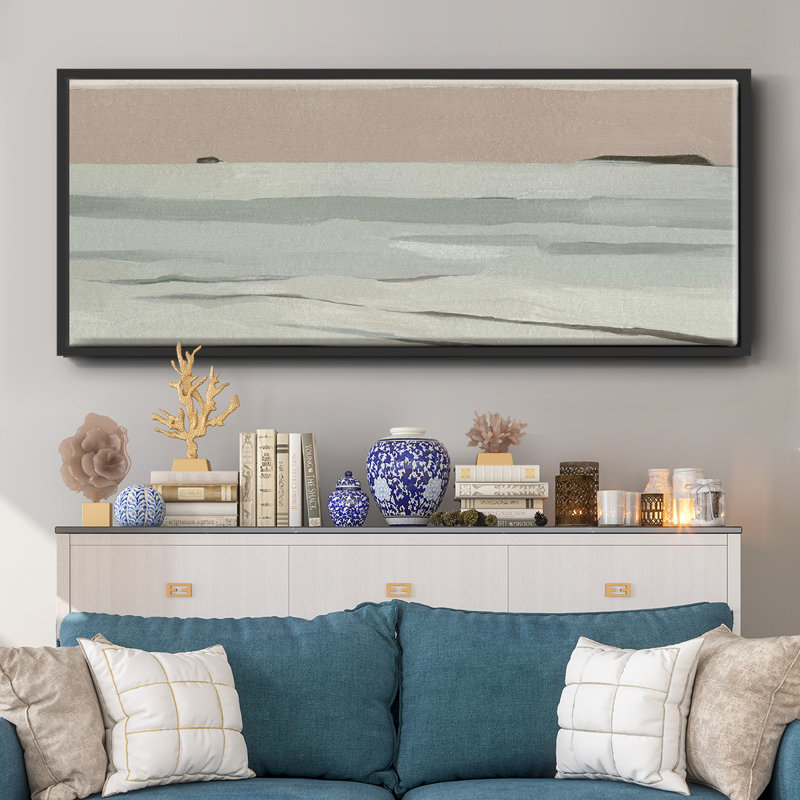«Mute Tonal Horizon II», toile encadrée, H 8 po x l 20 po