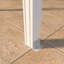 Housse de patio en aluminium de 24 pi de largeur x 12 pi de profondeur, blanche, 10 lb charge de neige    -24737613