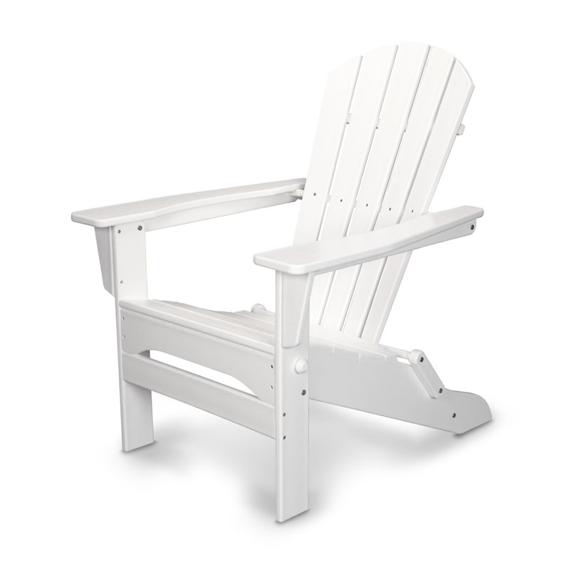 Adirondack pliant POLYWOOD Palm Coast, Blanc