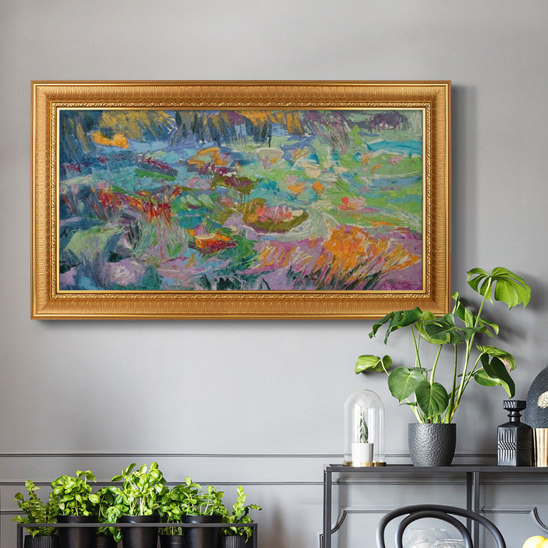 - Reproduction d'un seul cadre photo sur toile, H 25 po x l 45 po x P 2,5 po