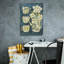 Toile épique Graffiti «Oolong Collection B» par Chariklia Zarris, art mural 18 po x 26 po