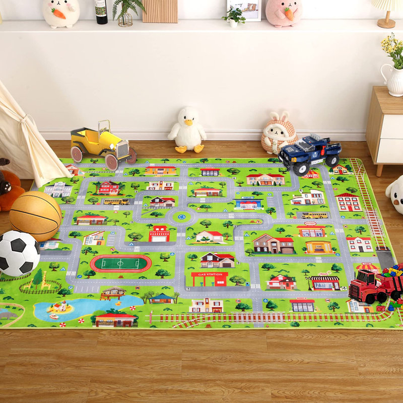 Machine Printed Area Rug, Rectangle 120 x 160 cm