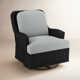 Somerset Upholstered Swivel Accent Chair