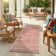Garbielle Striped Sand Maroon Salmon Indoor Outdoor Area Rug