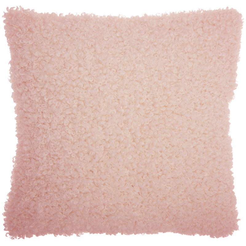 Housse de coussin carré et insert, Rose