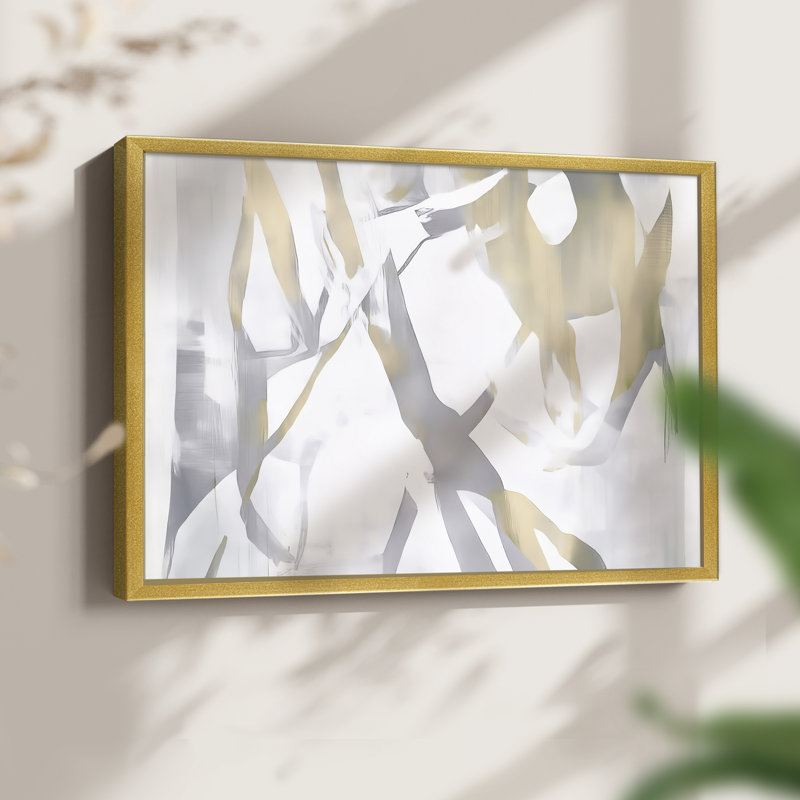 Abstract Series-LXXV -Framed Print - Restickable, 8" H x 10" W