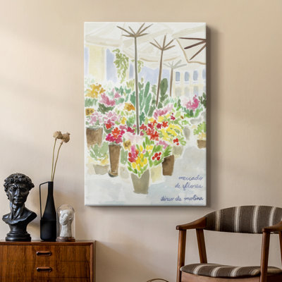 Tirso Flower Market II - galerie tendue sur mesure Cavas