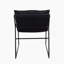Chaise d'appoint, fauteuil avec structure en métal
