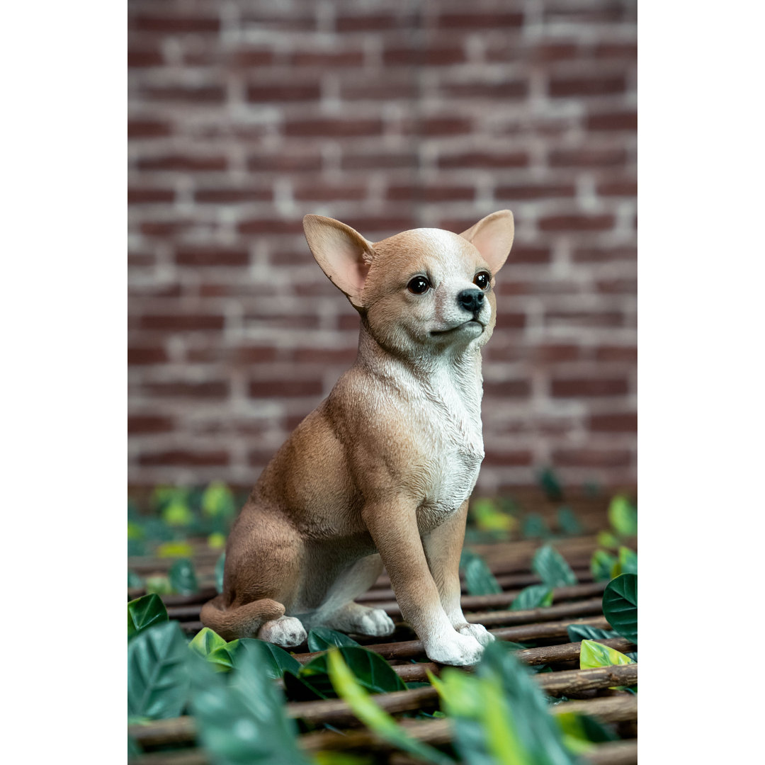 Sitting Dog Chihuahua Statue Hi-Line Gift Ltd.