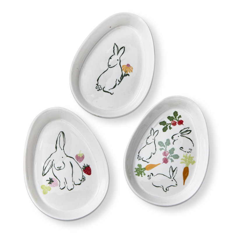 Easter Egg Plates Multi