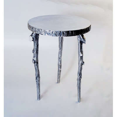 Table d'appoint en aluminium chromé Brach
