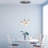 Atkin 5 - Light Nickel Cluster Pendant
