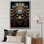 Tribus d'Afrique Chokwe Pwo I - reproduction sur toile