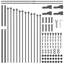 170 cm W Steel Fence Panels Fencing-1205802569-1205802612
