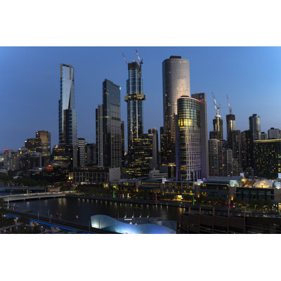 Melbourne - Wrapped Canvas Print