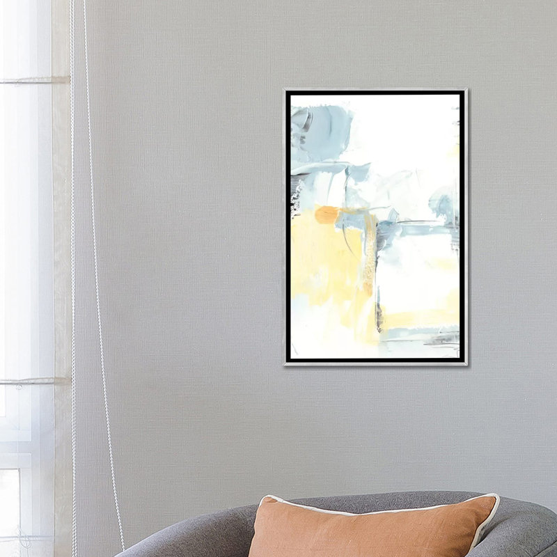 "Subtilité II" par Ethan Harper, reproduction d’art, Toile avec cadre argenté, H 26 po x l 18 po x P 1,5 po, Pas de tapis