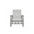 Belle Isle Sling Aluminum Frame Hidden Motion Chat/Lounge Chair With Marine Grade Polymer Arm Accent-98714549-98358304