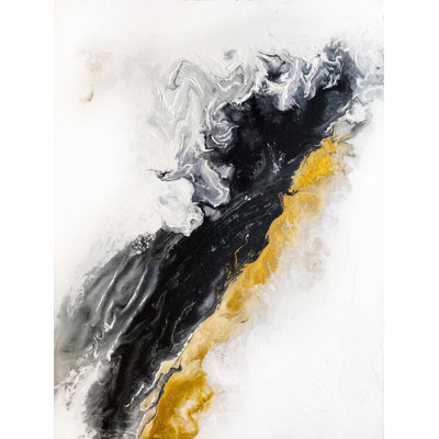 «Pink Black And Grey», reproduction d'art sur toile géante