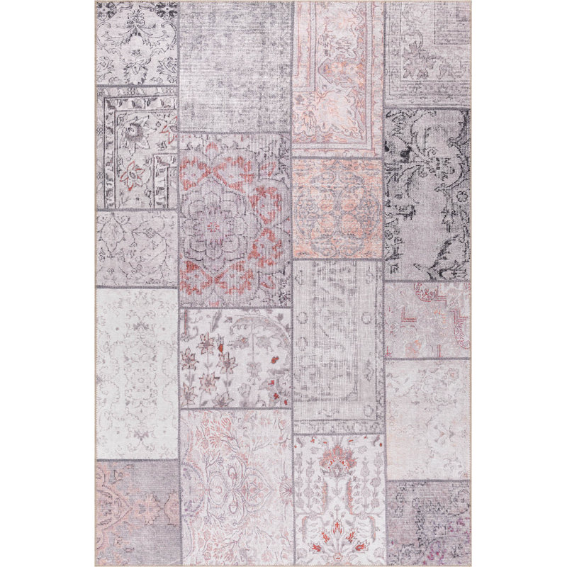 Tapis de qualité supérieure, 2,5 x 4,9 pi, gris | 100% polyester, 1850 g / m² | Hauteur des poils: 0,2 po, dessous en polyester recyclé | Écologique, durable, facile à entretenir | Parfait pour les salons et les bureaux